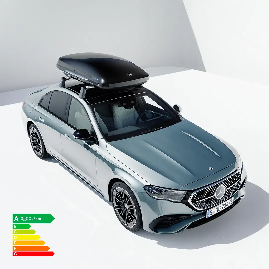 Coffre de toit Mercedes-Benz.