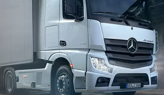 Mercedes Hamecher - Actros F vue trois quart