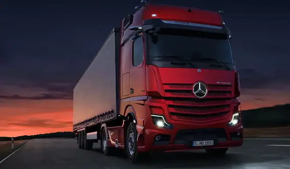 Mercedes Hamecher - Actros vue trois quart