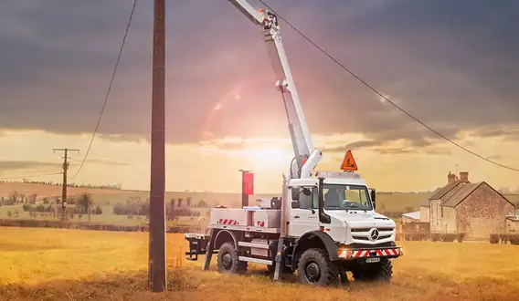 Mercedes Hamecher - Unimog vue efficacite